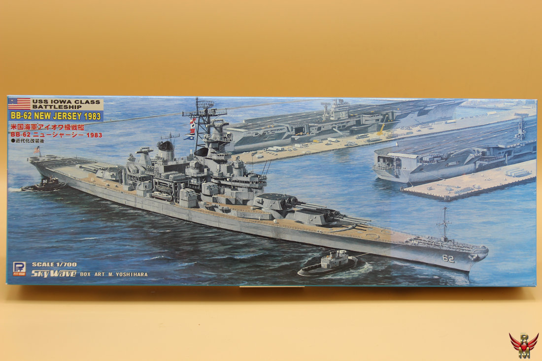 Skywave Pit Road 1/700 USN Iowa Class Battleship BB-62 New Jersey 1983