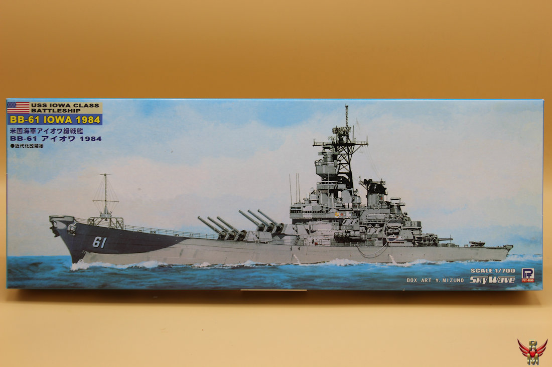 Skywave Pit Road 1/700 USN Iowa Class Battleship BB-61 Iowa 1984