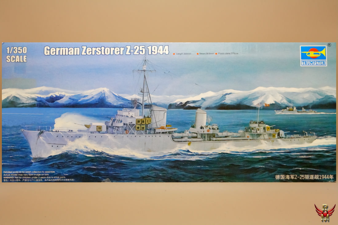 Trumpeter 1/350 German Zerstörer Z-25 1944