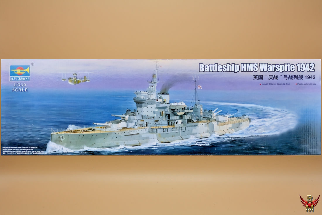 Trumpeter 1/350 Battleship HMS Warspite 1942