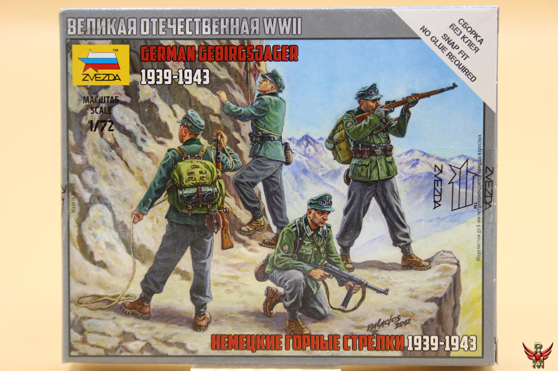 Zvezda 1/72 German Gebirgsjäger 1939-1943