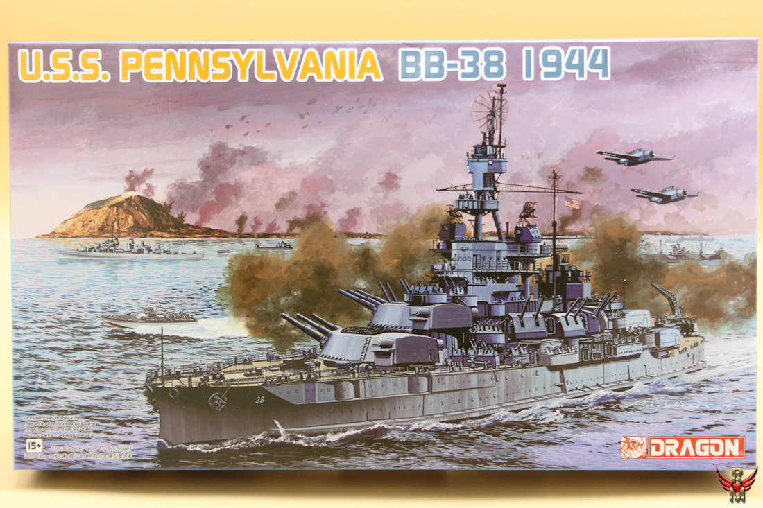 Dragon 1/700 USS Pennsylvania BB-38 1944