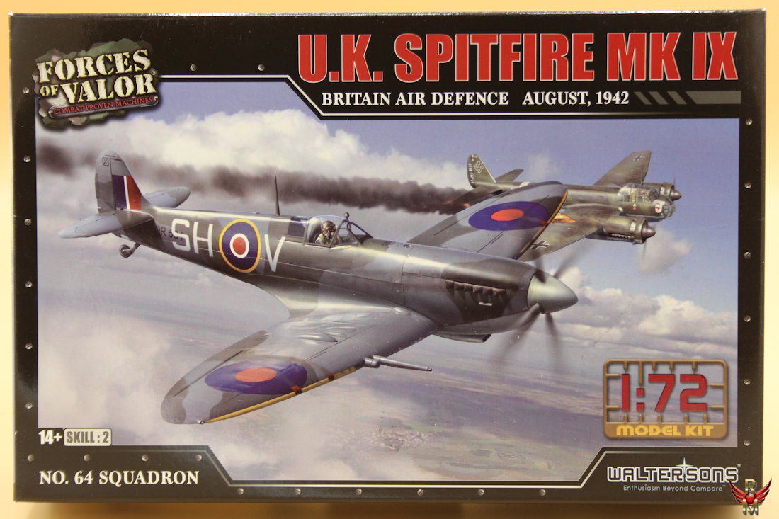 Forces of Valor 1/72 UK Spitfire Mk IX Britain Air Defence August 1942
