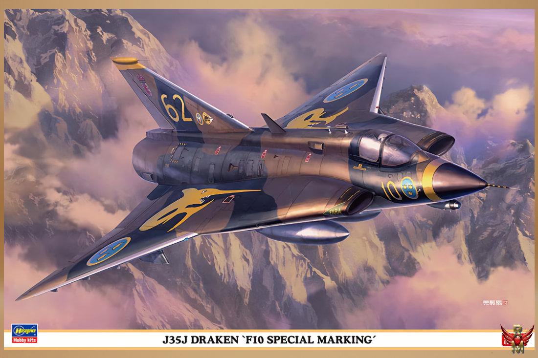 Hasegawa 1/48 J35J Draken F10 Special Marking Limited Edition