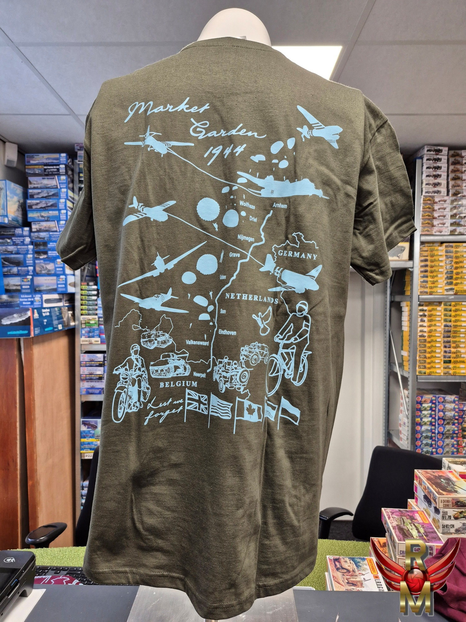 T-shirt Hulp voor Helden 2025 OD Green