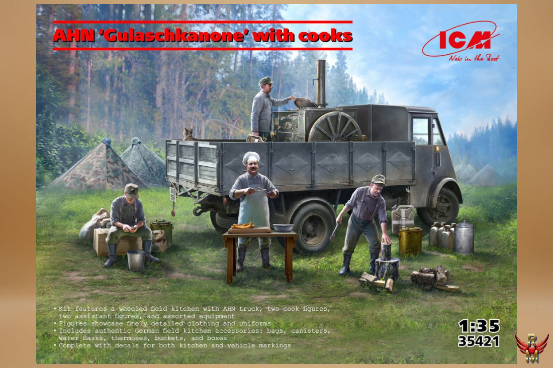ICM 1/35 AHN Gulaschkanone with Cooks