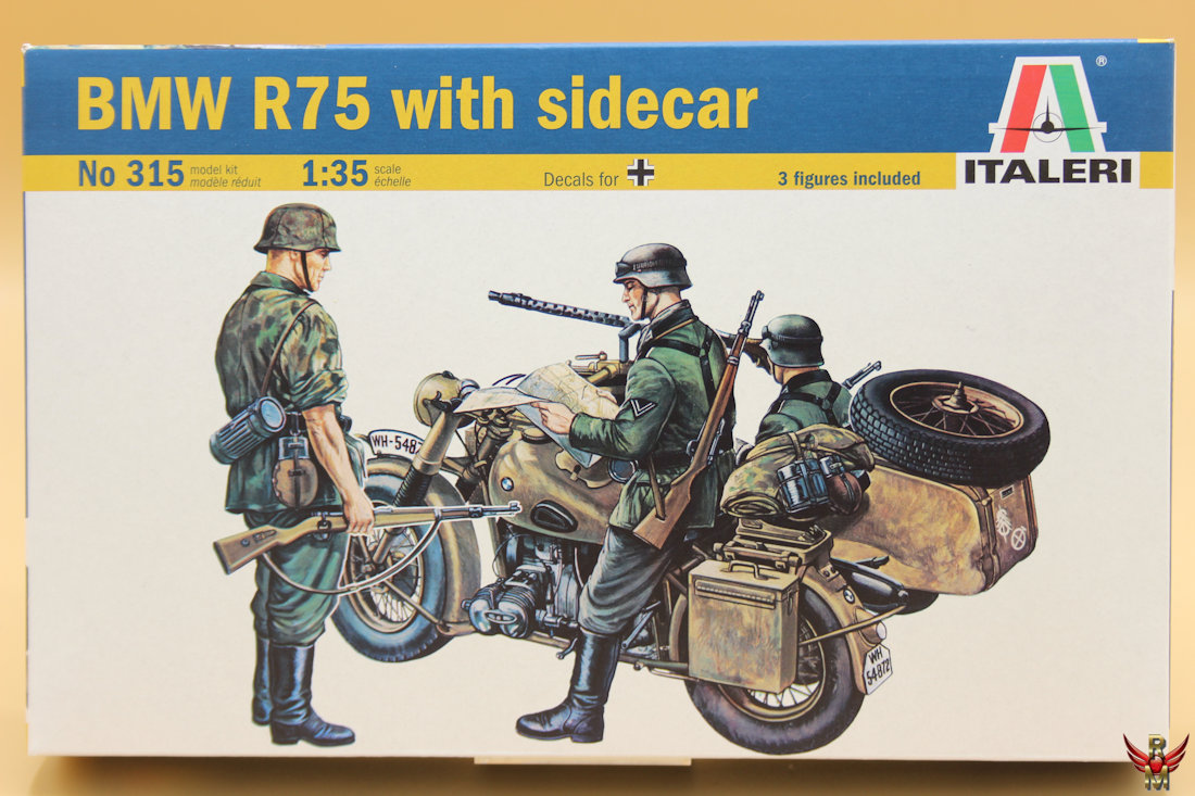 Italeri 1/35 BMW R75 with sidecar