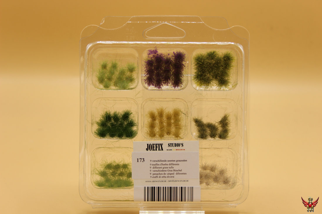 Joefix 1/35 9 DIFFERENT KINDS OF GRASS TUFFTS 25 GR
