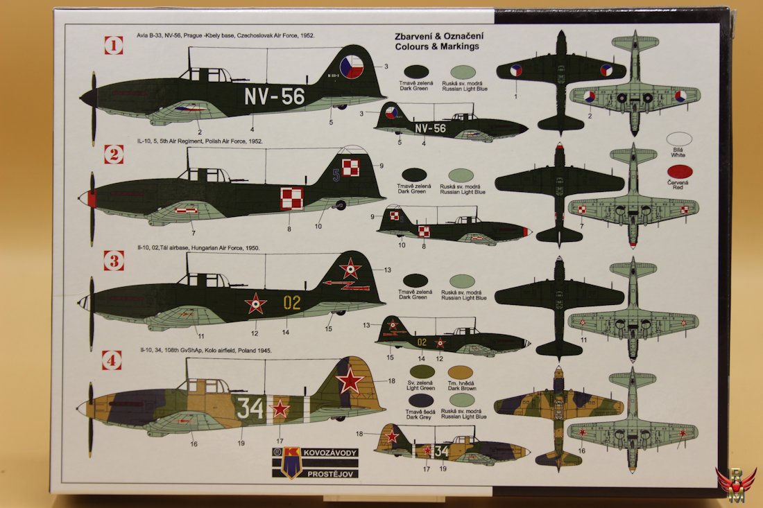 Kovozávody Prostějov 1/72 Avia B-33/Il-10 Beast