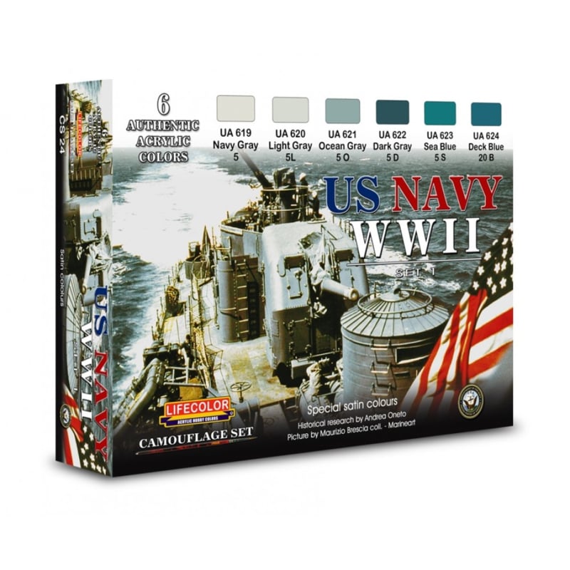 LIFECOLOR CS24 US Navy WWII Set 1
