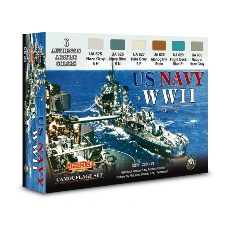 LIFECOLOR CS25 US Navy WWII Set 2