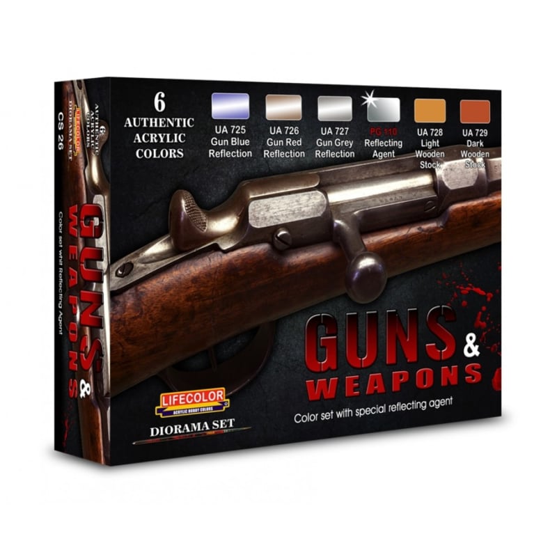 LIFECOLOR CS26 Camouflage set Guns and Weapons