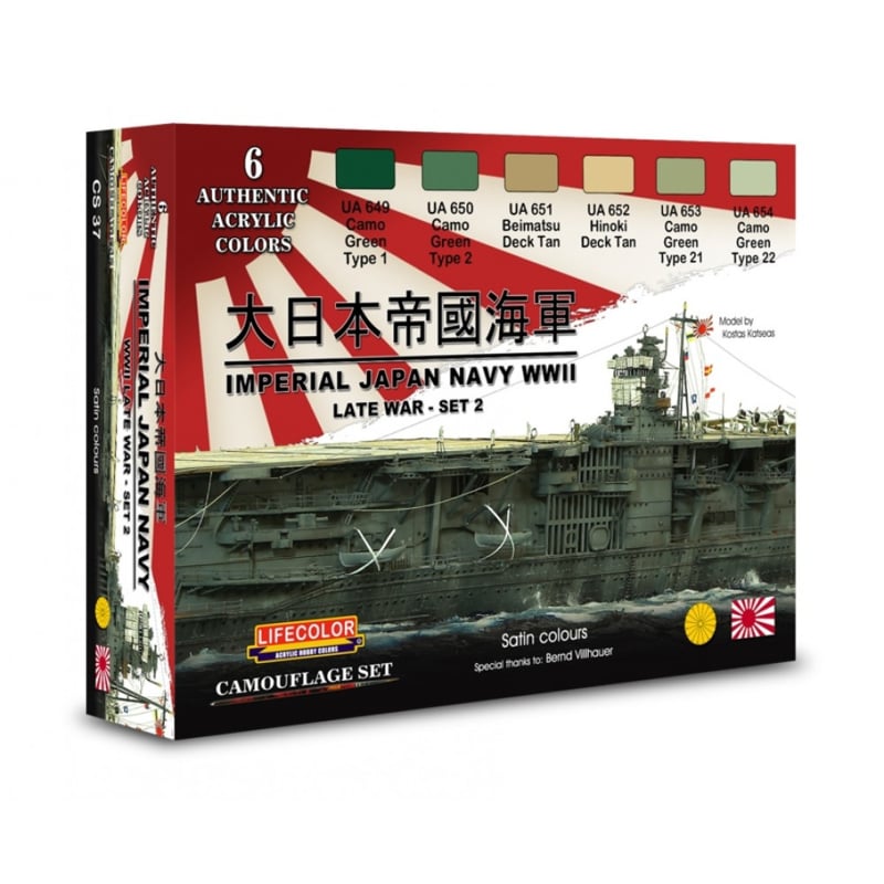 LIFECOLOR CS37 Japanese Navy WWII Set 2