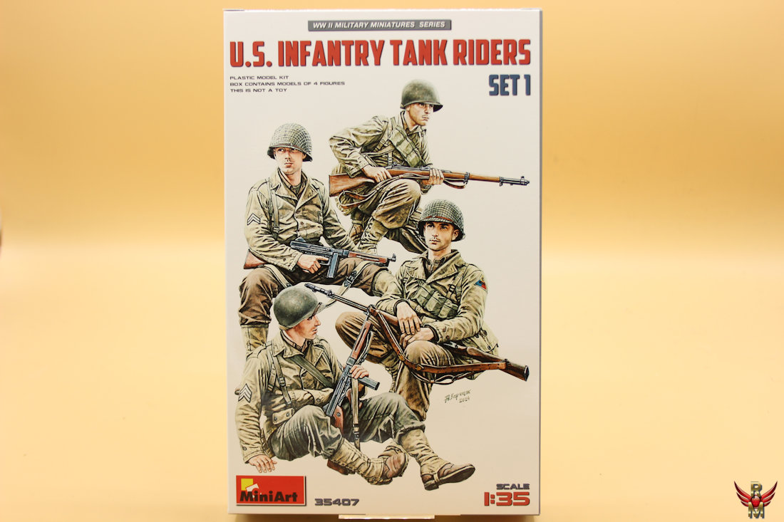 MiniArt 1/35 US Infantry Tank Riders Set 1