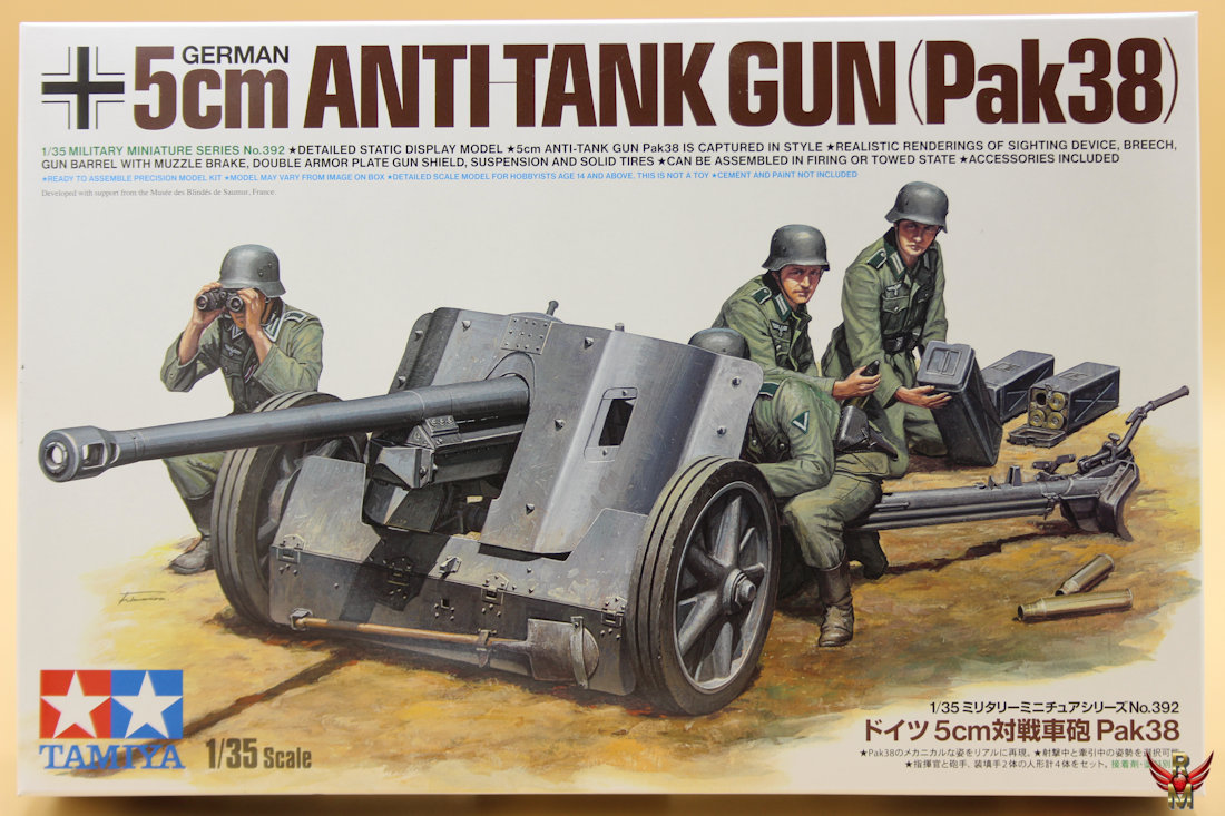 Tamiya 1/35 German 5 cm Anti-Tank Gun (PaK 38)