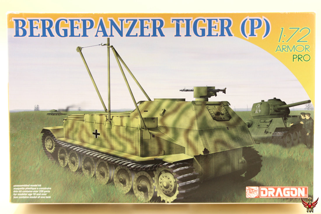Dragon 1/72 Bergepanzer Tiger (P)