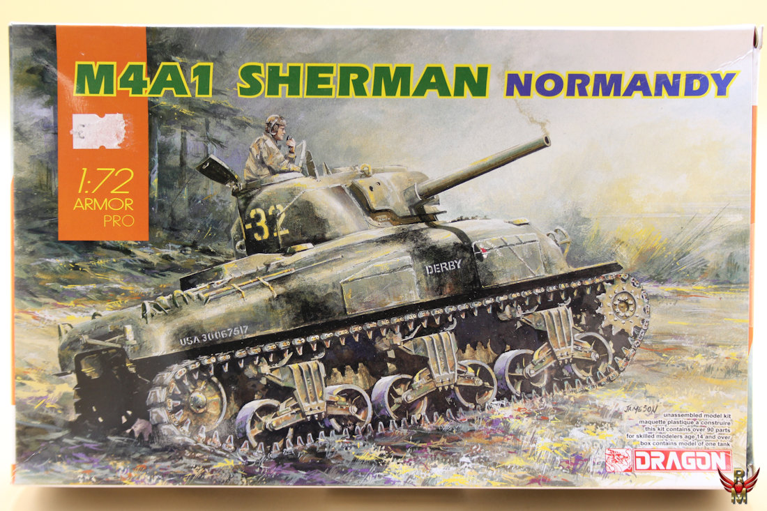 Dragon 1/72 M4A1 Sherman-Normandy
