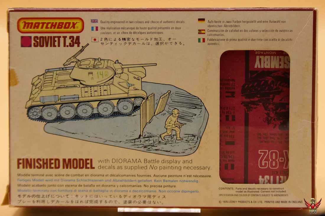 Matchbox 1/76 Soviet T-34