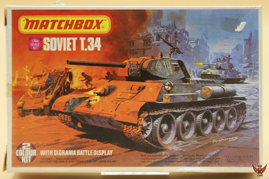 Matchbox 1/76 Soviet T-34