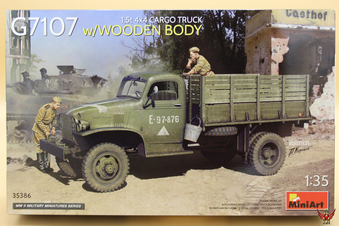 MiniArt 1/35 G7107 Cargo Truck with Wooden Body