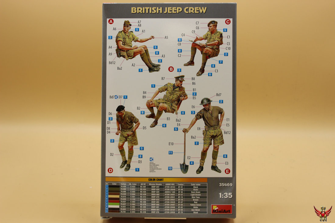 MiniArt 1/35 British Jeep Crew Special Edition