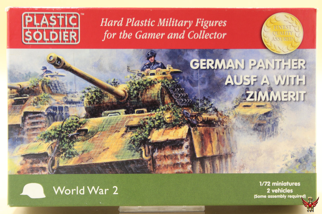 Plastic Soldier 1/72 German Panther Ausf A with Zimmerit