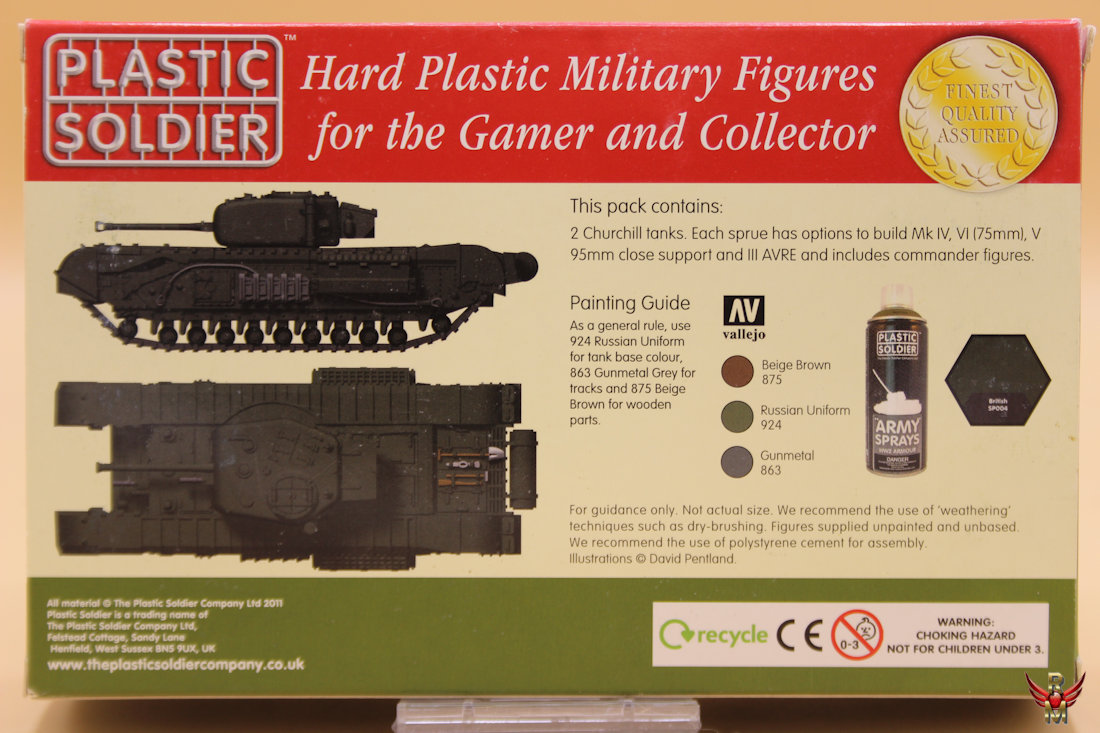 Plastic Soldier 1/72 British Churchill Tank