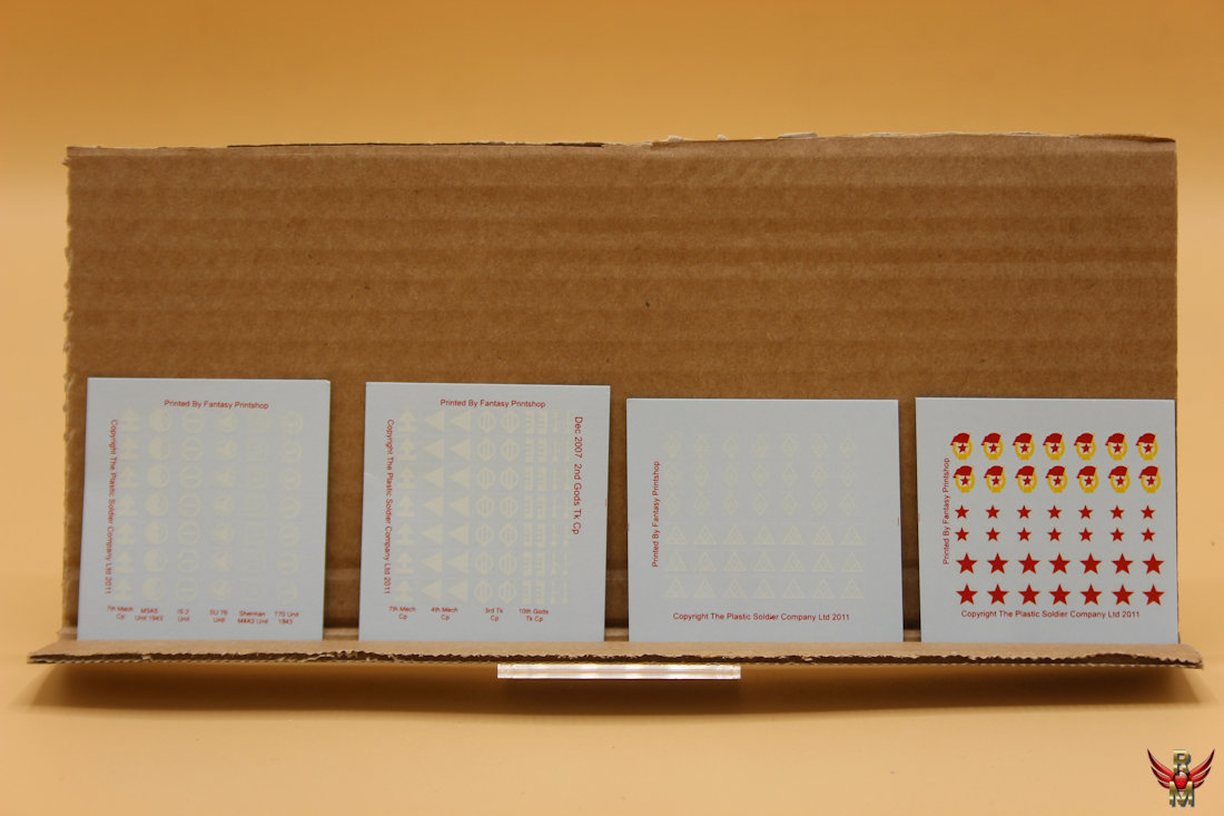 Plastic Soldier DEC2007 Soviet Tac and Unit signs Stars and Guards