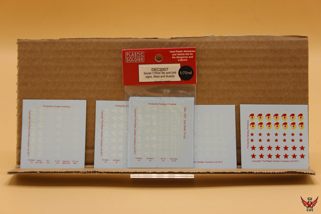 Plastic Soldier DEC2007 Soviet Tac and Unit signs Stars and Guards