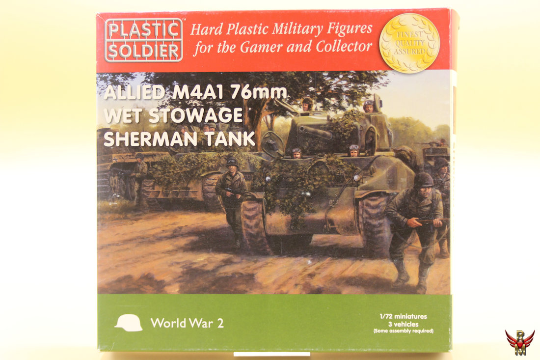 Plastic Soldier 1/72 Allied M4A1 76mm Wet Stowage Sherman Tank