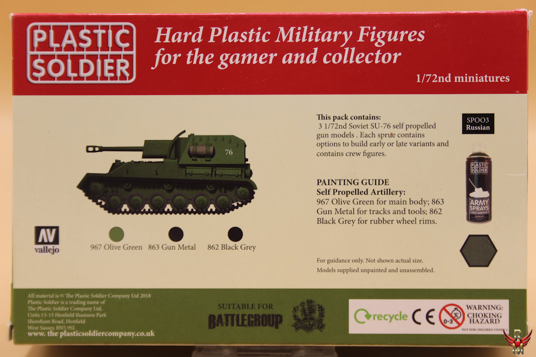 Plastic Soldier 1/72 SU-76 Self Propelled Gun